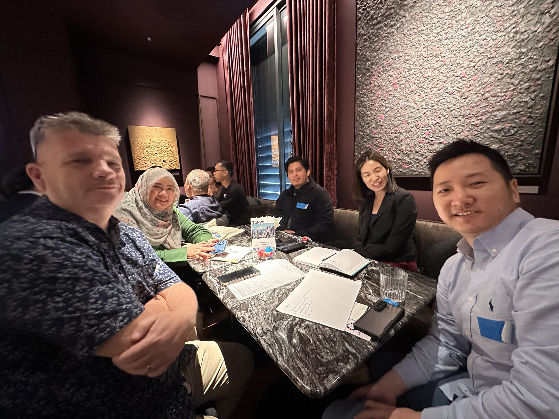 The Tokyo table at Kapitan Club