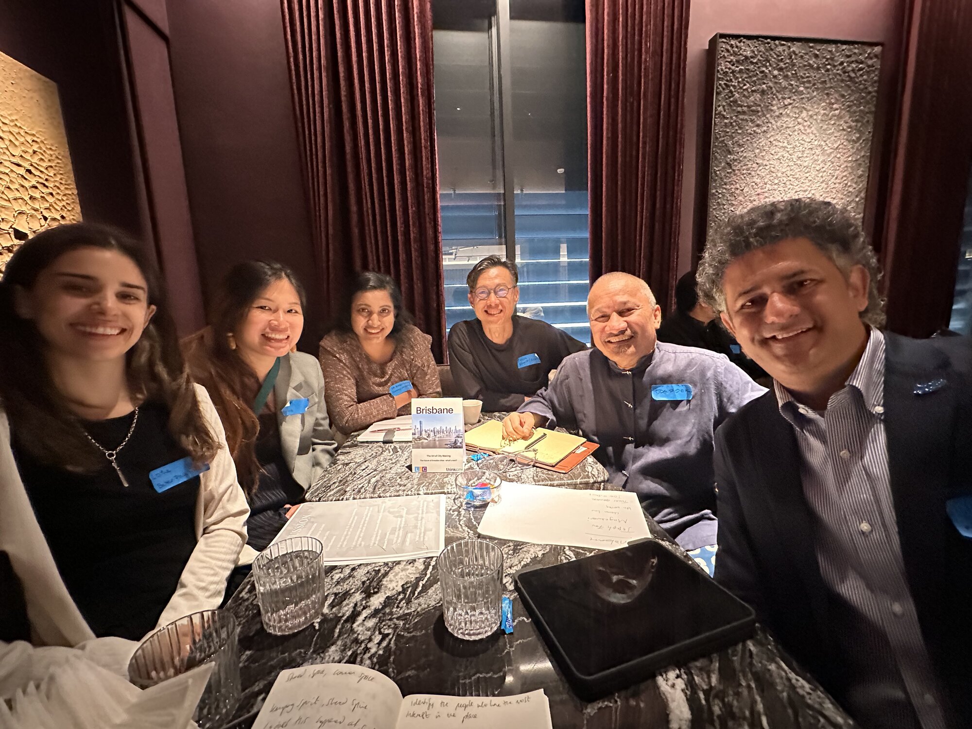 Around the Brisbane table
